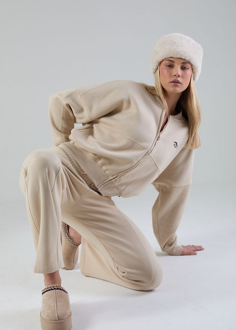 The Apex Tracksuit in Oatmeal