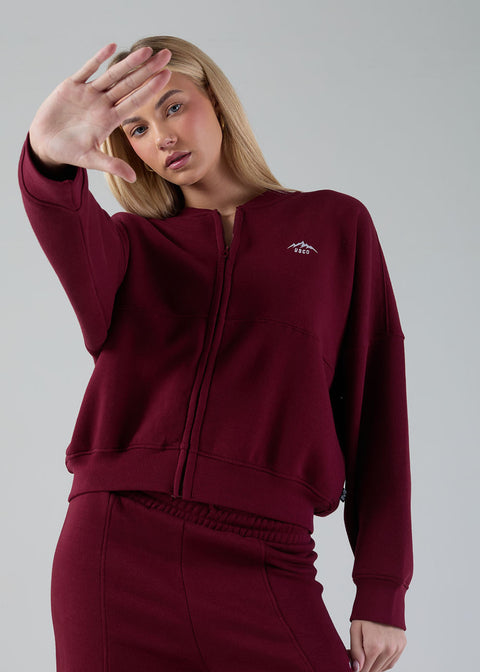 The Apex Tracksuit in Wine