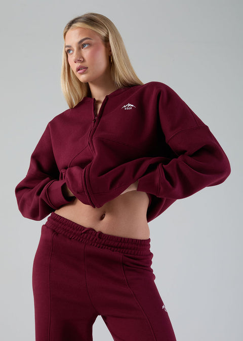 The Apex Tracksuit in Wine