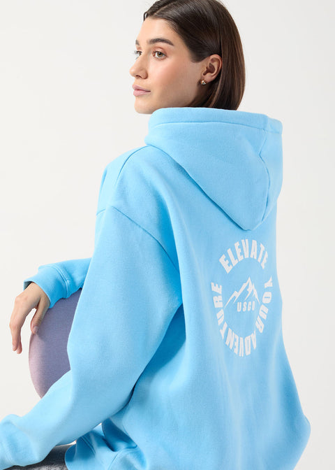 The Turas Hoodie in sky Blue 1992