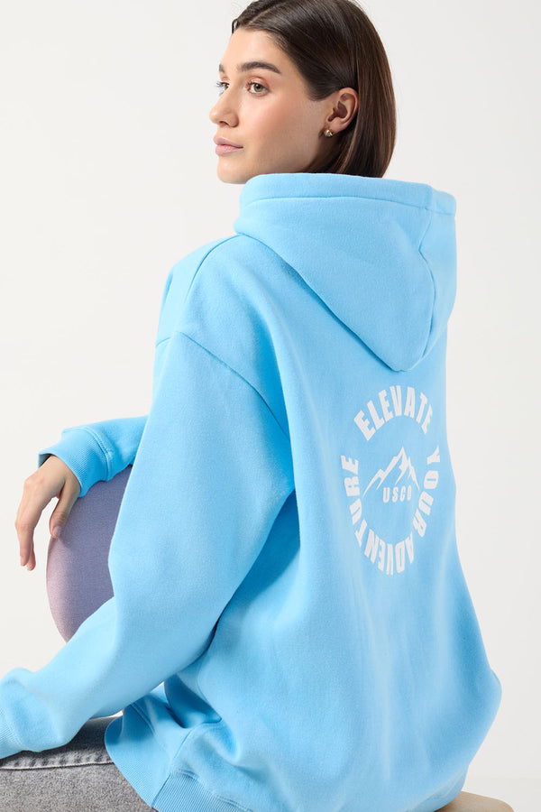 The Turas Hoodie in sky Blue 1992