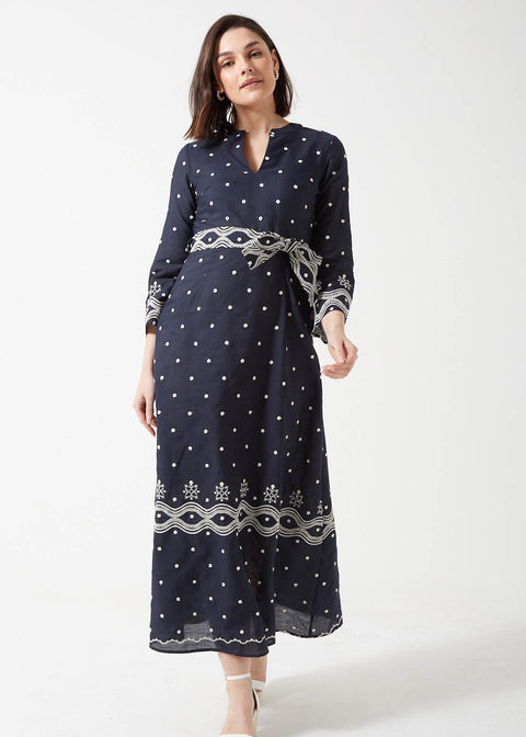 Marc Angelo Long Sleeved Maxi Dress