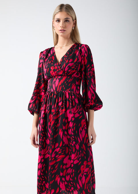 Marc Angelo Wrap Front Dress MA81199 PNK