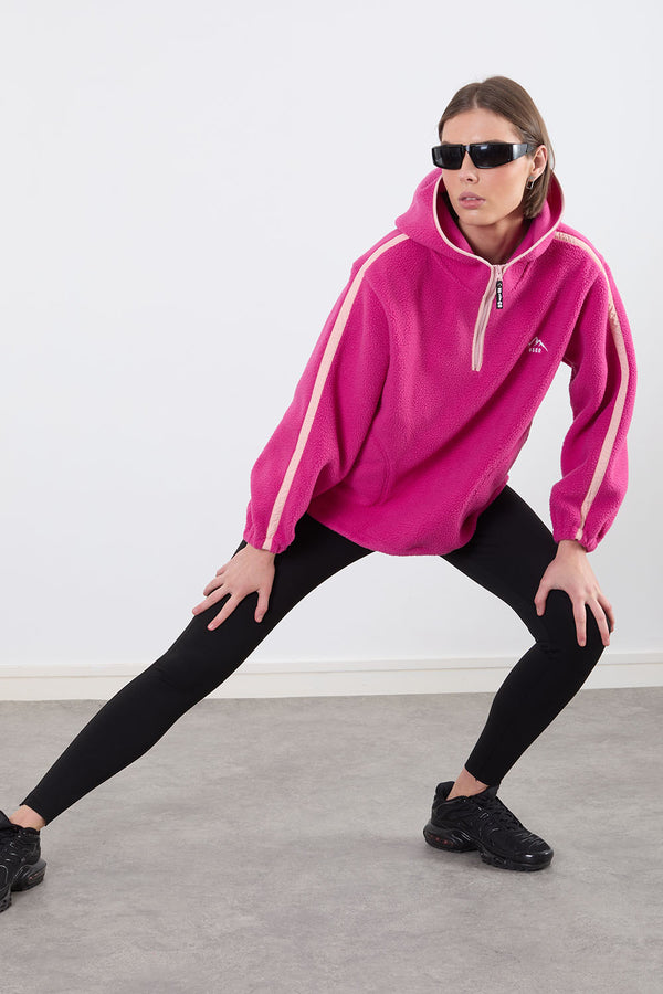 The Echo Fleece in Fuschia US45513