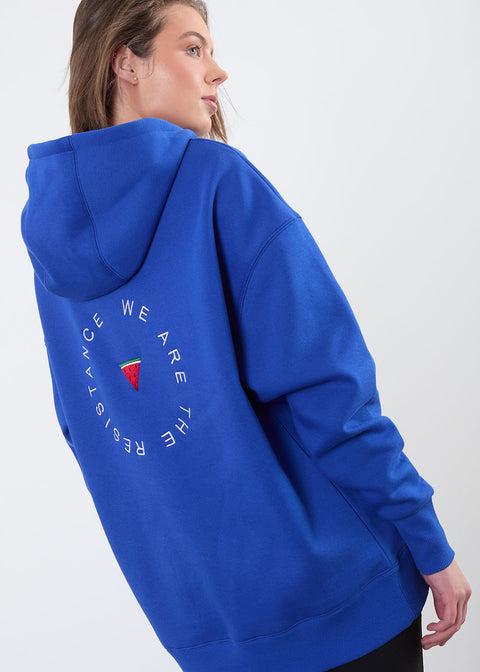 The Resistance Hoodie in Blue US45517