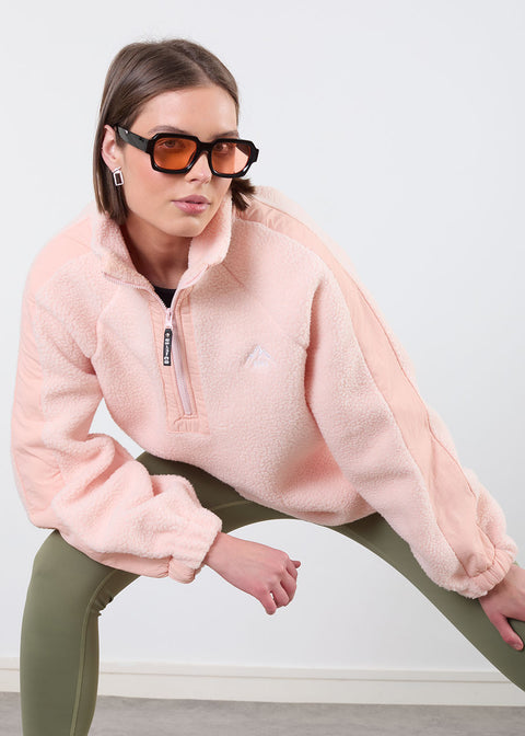 Horizon Fleece in Coral  US45519