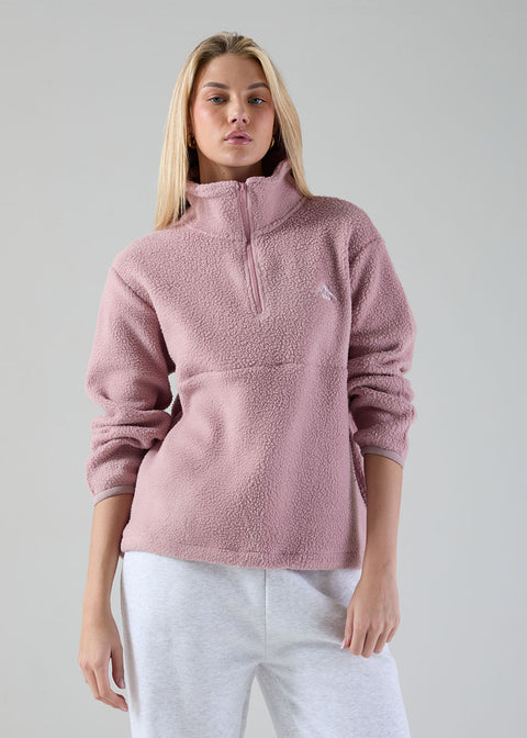 Molly Fleece In Mauve USCO45508