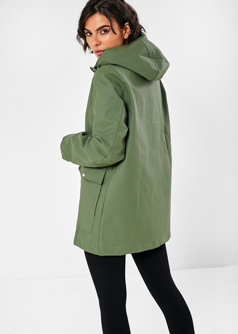 Marc Angelo Olive Raincoat