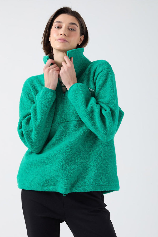 Molly fleece in Green USCO45508